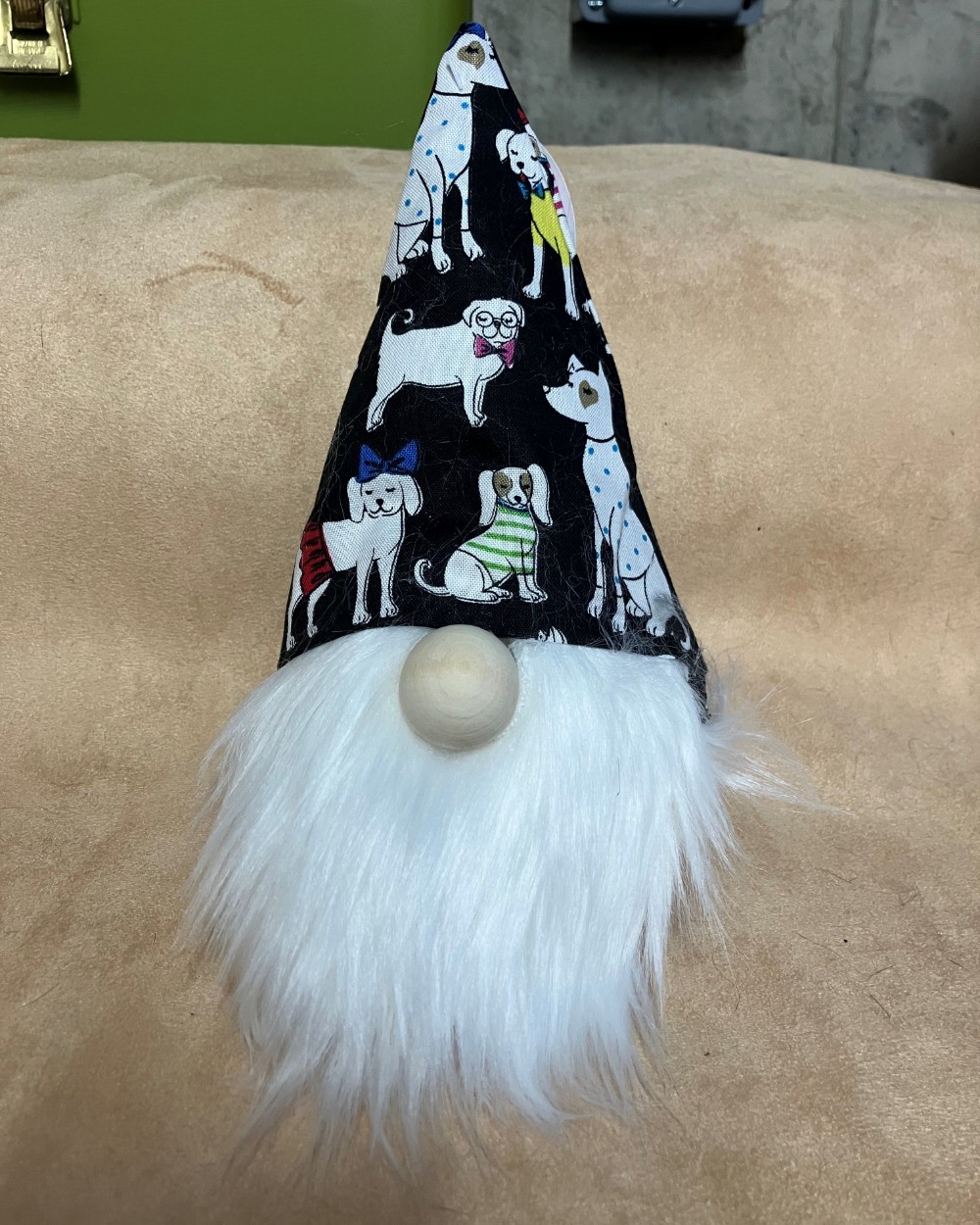 For the dogs — handmade gnome by The Gnome Lady