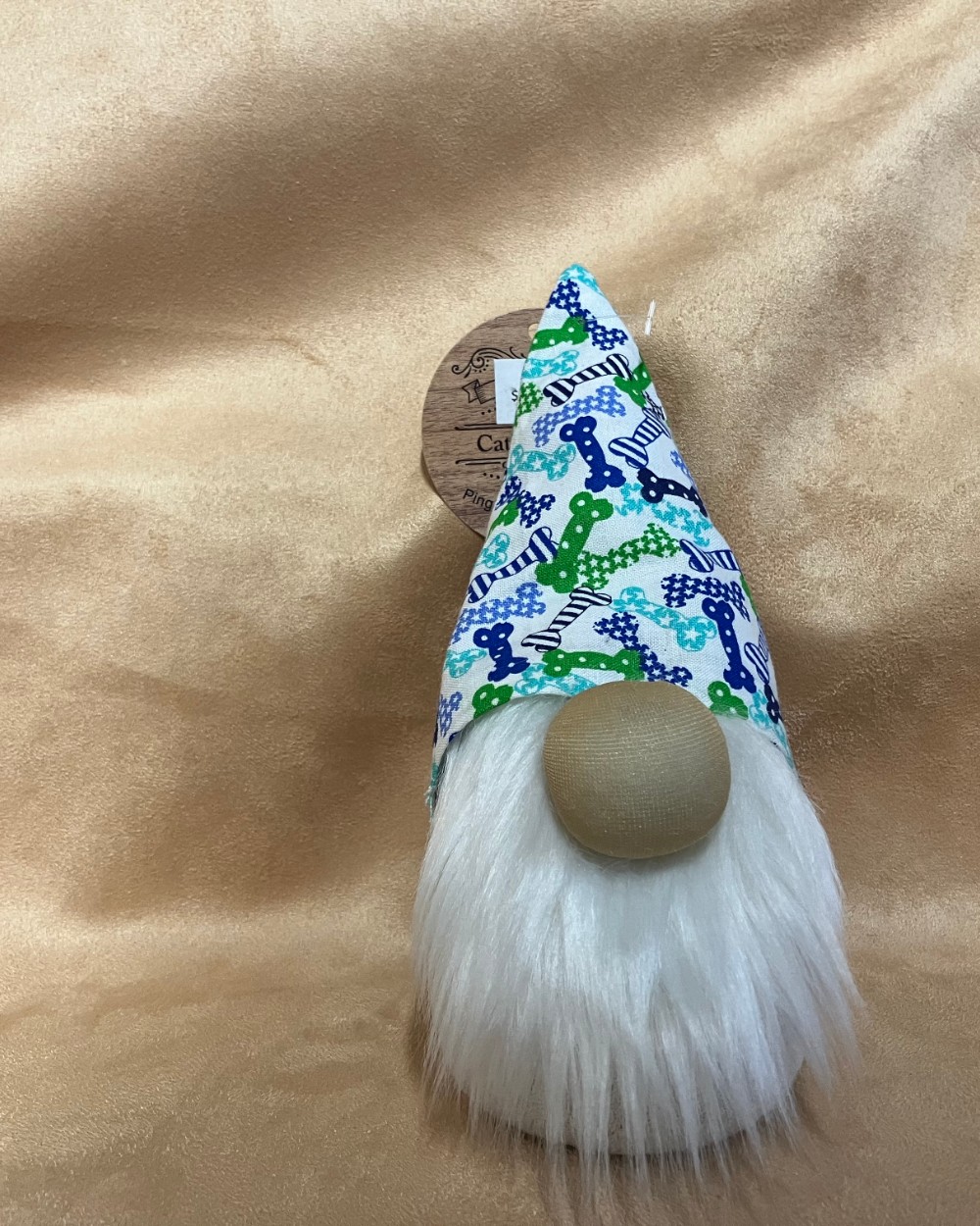 Mr. Bones — handmade gnome by The Gnome Lady